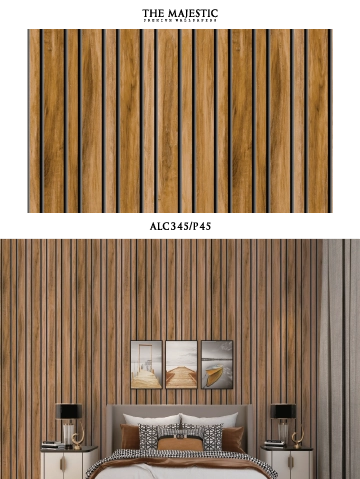 Elegant Teak Wood Wallpaper